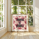 I Wanna Be Adored - Vintage Floral Art — colour option | Timmy Loves Art