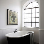 Italy Is Always A Good Idea - Vintage Map Art Print | Destination Wall Art