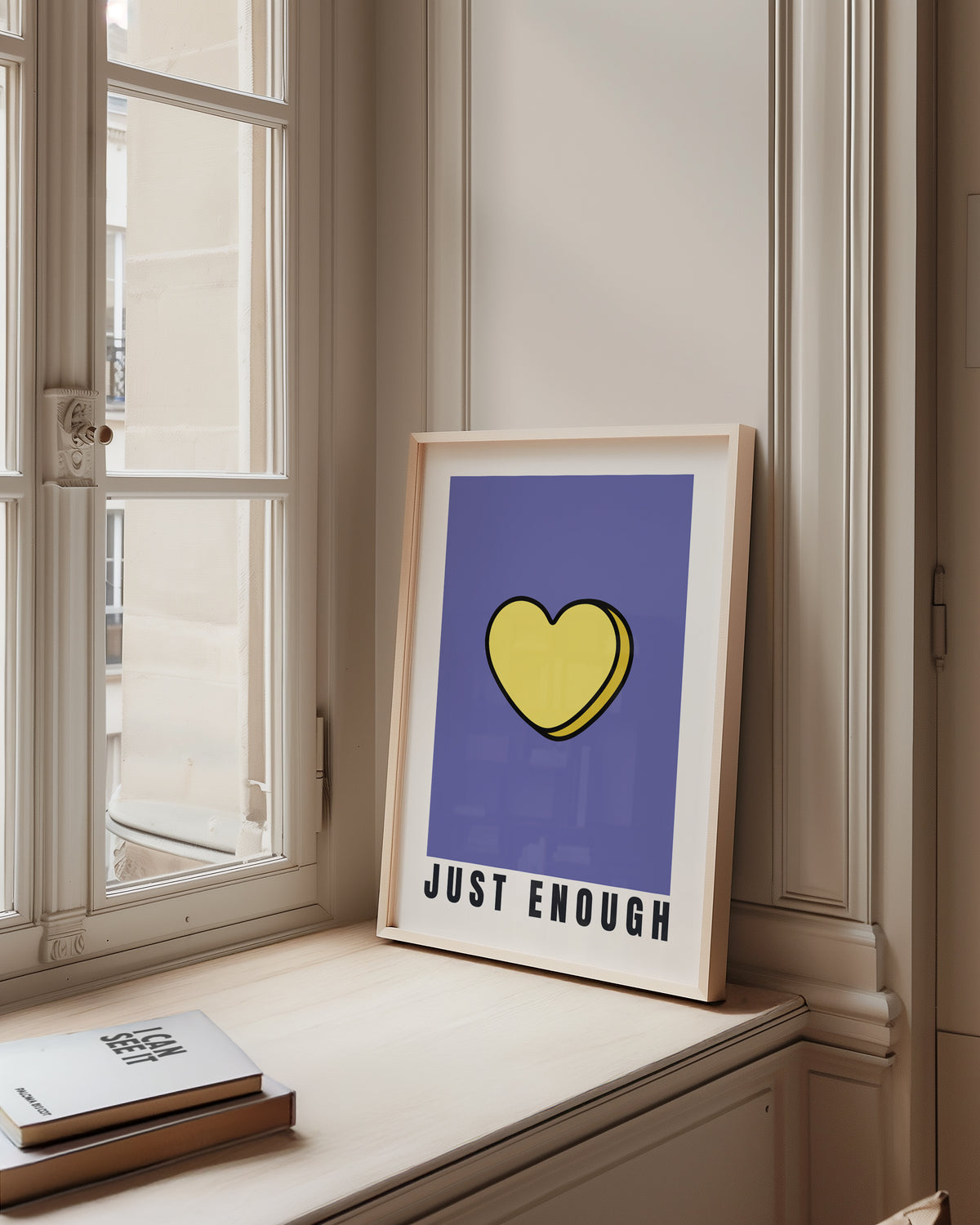 Just Enough - Candy Heart Collection | Inspirational Wall Art