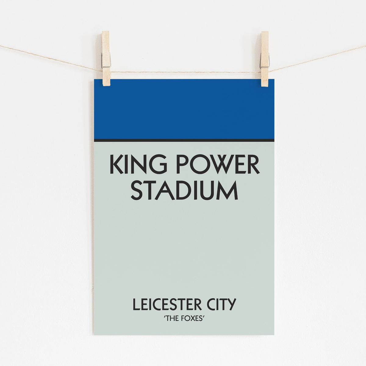 King Power Stadium - Leicester City Monopoly | Sports Art