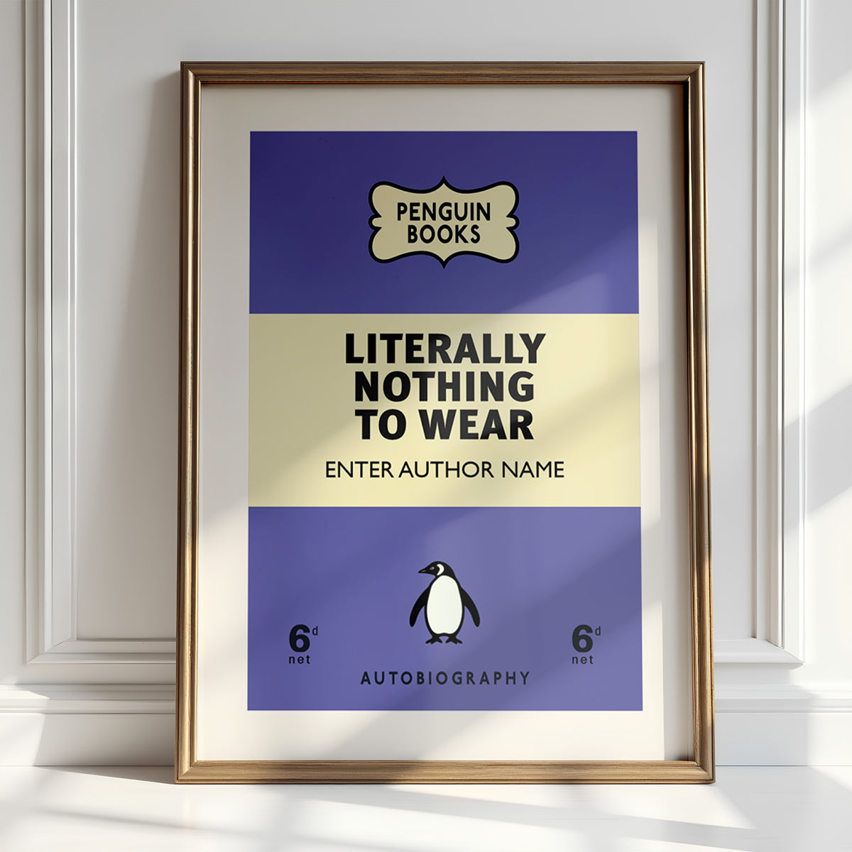 Nothing To Wear - Custom Penguin Book Style Print | Wall Art