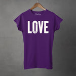 LOVE - Semi-Fitted Comfortable Tee | Women's Fashion