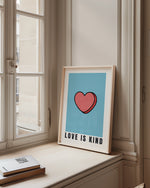 Love Is Kind - Pop Art Scripture Print | Faith Wall Art