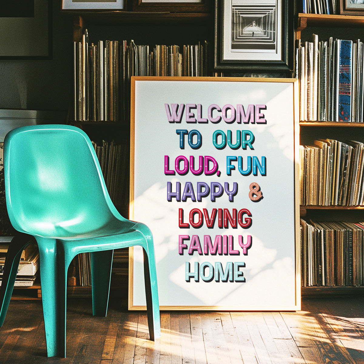 Loving Family Home - Heartfelt Hallway Decor | Wall Art