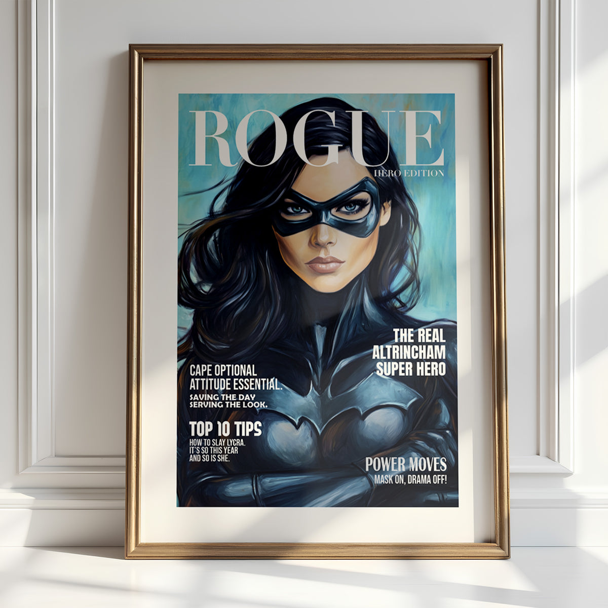 Mask On Drama Off - Super Hero Style Icon | Wall Art