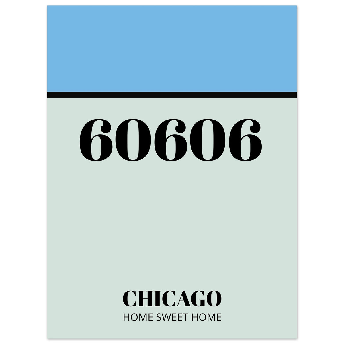 Monopoly Zip Code - Custom Personalized Home Decor | Wall Art