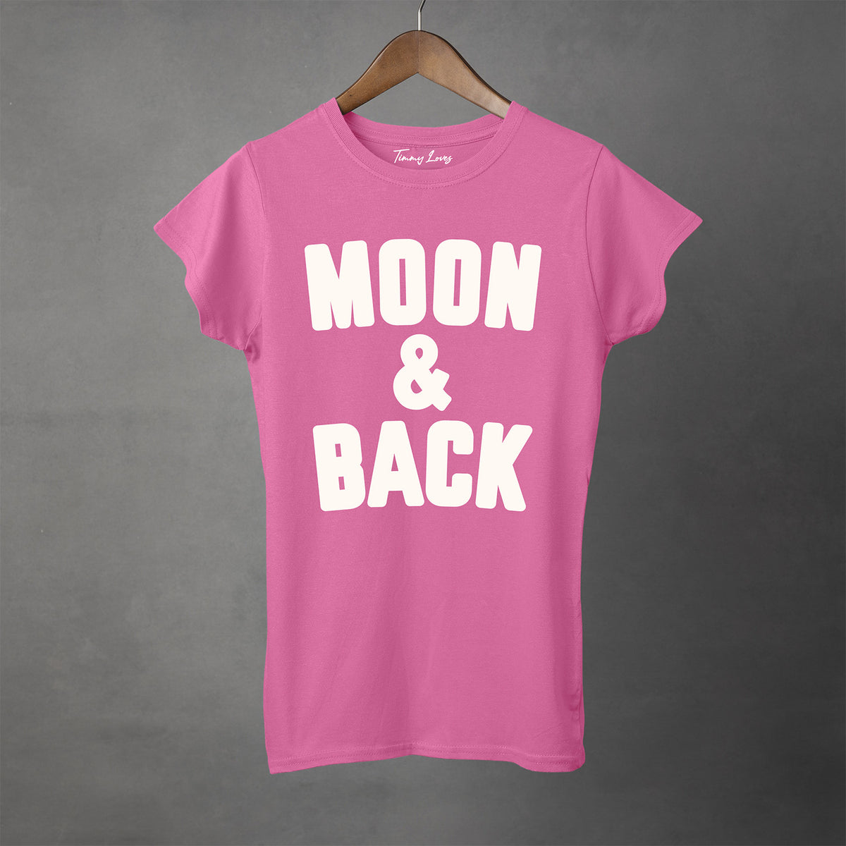 MOON & BACK - Women's Semi-Fitted Cotton Tee | Apparel