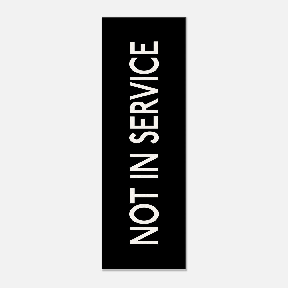 NOT IN SERVICE - Minimalist Vintage Sign | Canvas Art