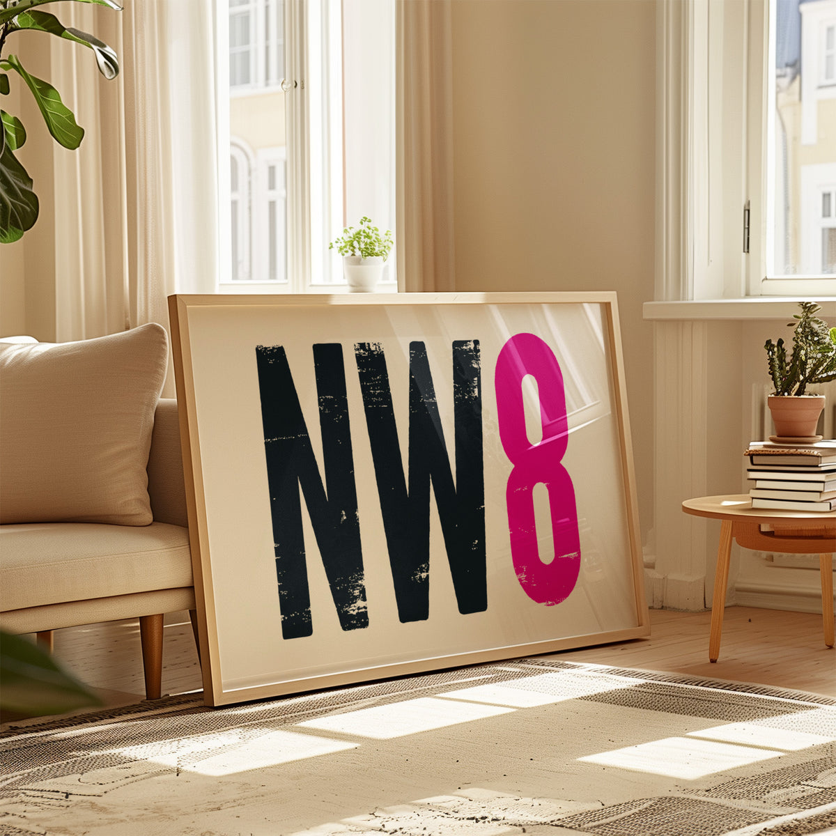 NW1 - NW11 Postcodes London Pride Print | Local Art