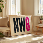 NW1 - NW11 Postcodes London Pride Print | Local Art