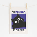 PATRONUS CAT - Cat Lover Harry Potter Print | Wall Art