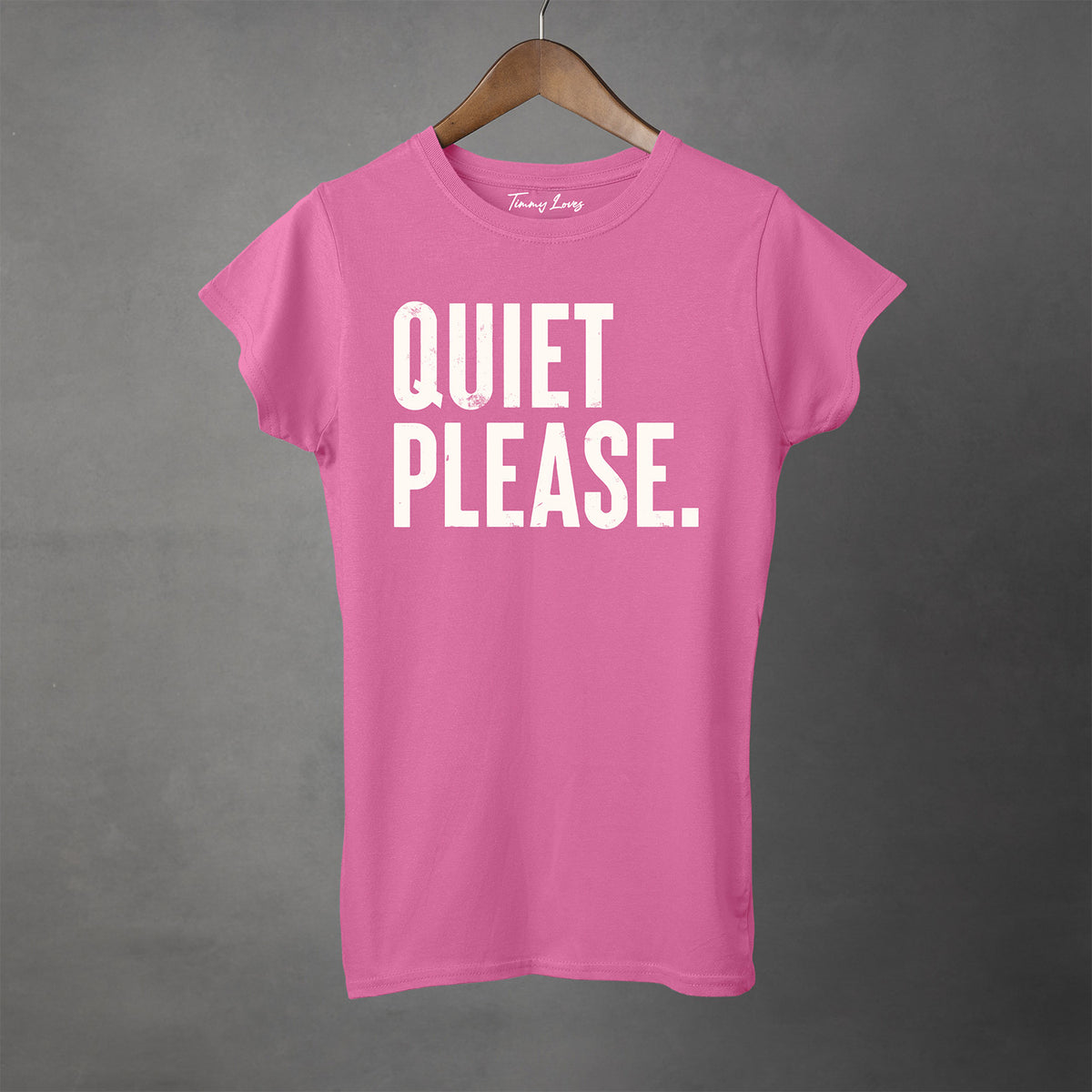 QUIET PLEASE - Soft Cotton Semi-Fitted Tee | Women's Apparel