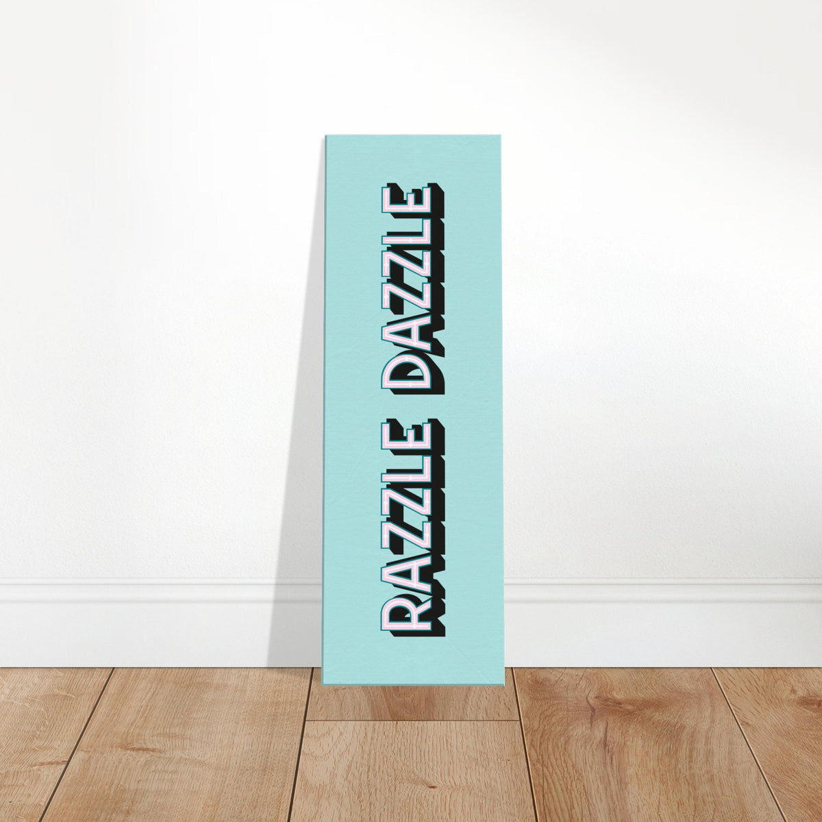 RAZZLE DAZZLE - Vibrant Panoramic Canvas Print | Wall Art