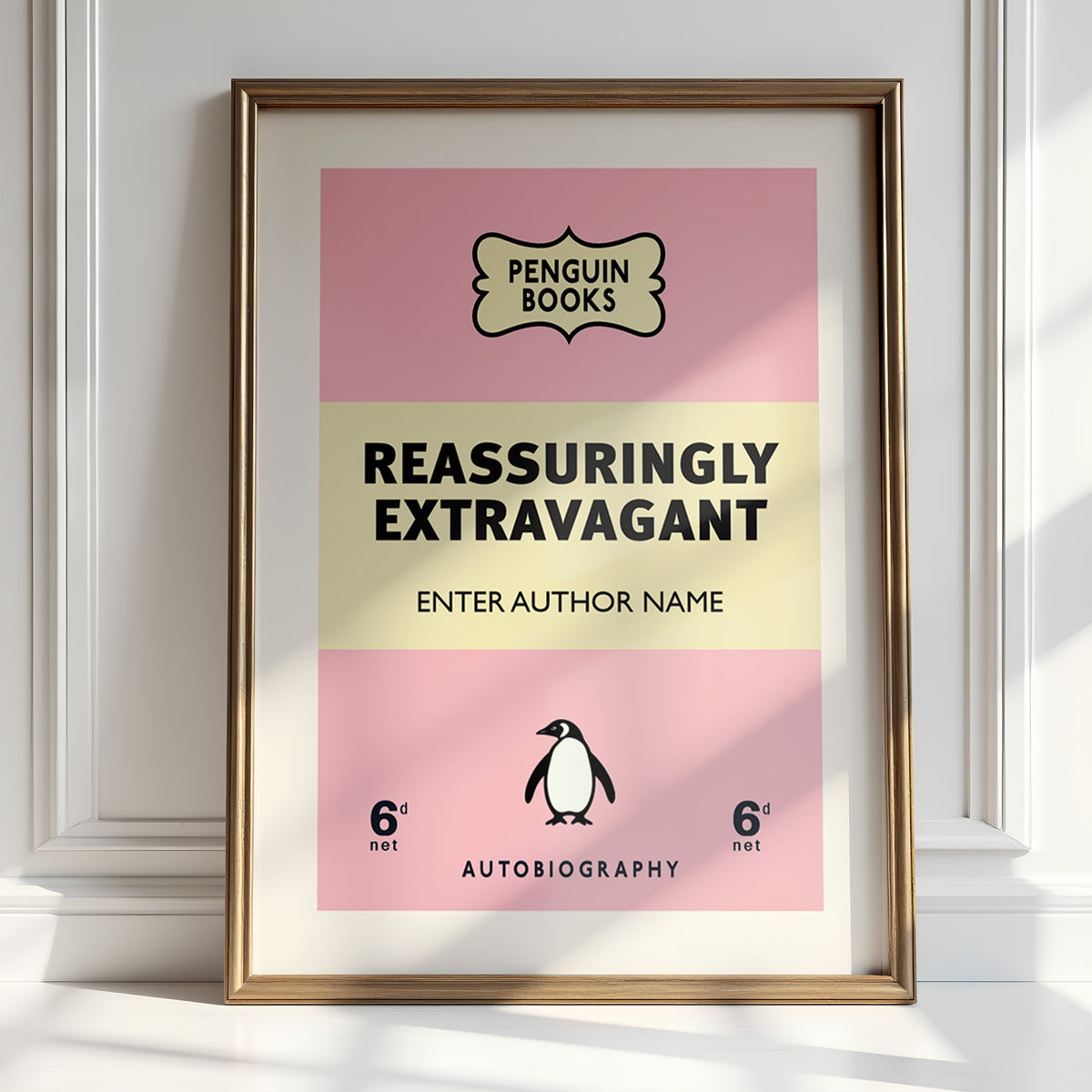 Reassuringly Extravagant - Custom Penguin Book Print | Wall Art