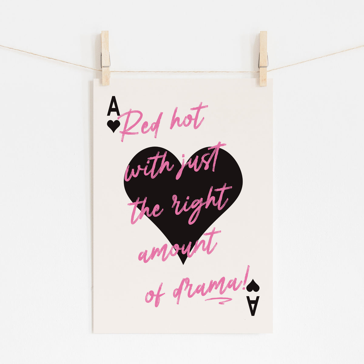 RED HOT! - Bold Statement Print | Wall Art