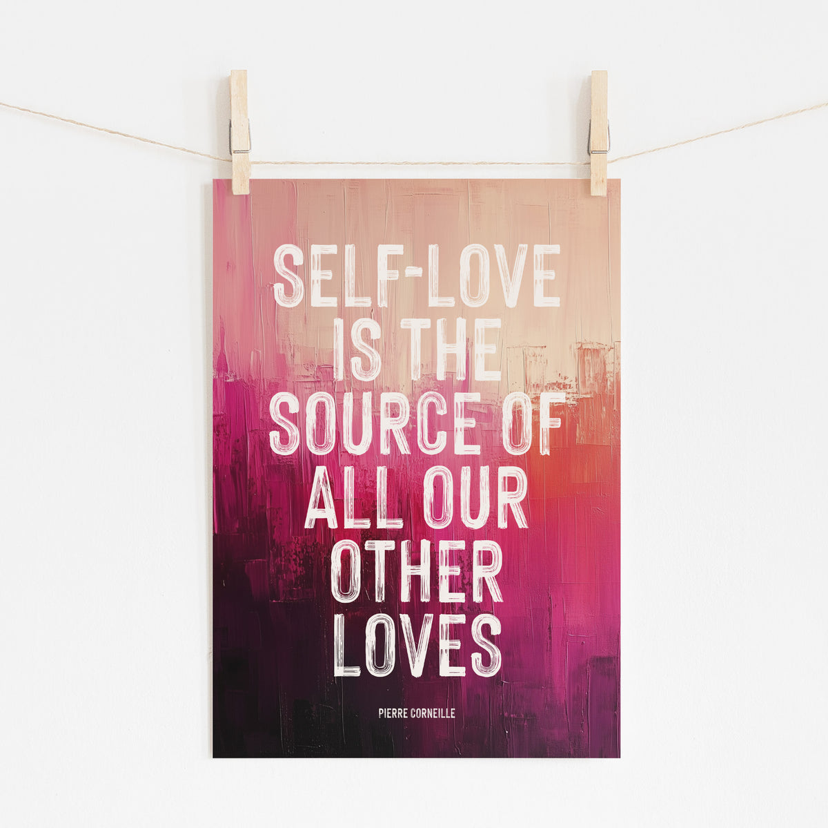 Self-Love - Gentle Reminder Print | Empowering Wall Art
