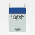 Stamford Bridge - Chelsea Monopoly Print | Football Art