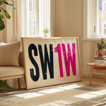 SW1A - SW1Y Postcodes - Posh London Districts | Map Art