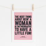 The Best Thing - Shania Twain Anthem Print | Music Wall Art