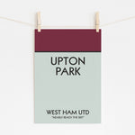 Upton Park West Ham - Monopoly Style Print | Football Art