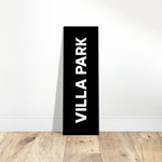 VILLA PARK - Vintage Bus Blind Canvas Print | Sports Art