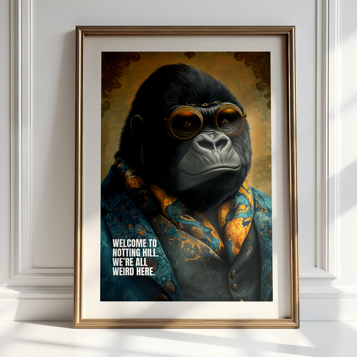 We're All Weird Here - Amusing Hallway Print | Wall Art