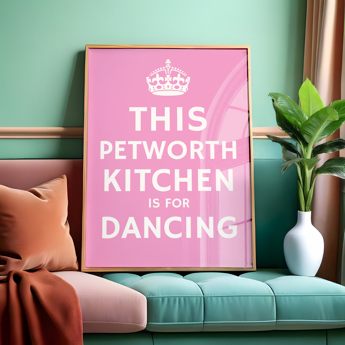 Your Town Kitchen Dancing - Fun Local Pride Print | Wall Art