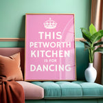 Your Town Kitchen Dancing - Fun Local Pride Print | Wall Art