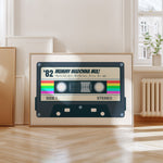 YOUR YEAR, YOUR MIX! - Custom Retro Music Gift | Wall Art