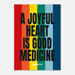 A Joyful Heart Is Good Medicine - Bible Verse Print | Scripture Art