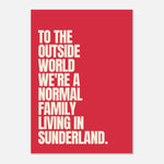 Normal Family - Typography Print — detail view | Timmy Loves Art