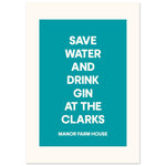 Family Drink Print - Custom Name & Address Design | Timmy Loves Art