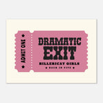 'Your Town' Dramatic Exit - Ticket Stub Print — detail view | Timmy Loves Art