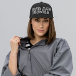 BRAT Snapback - Bold Embroidered Statement Hat | Headwear