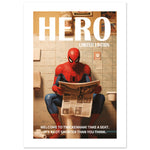 HERO! - Personalized Superhero Town Art | Bathroom Decor
