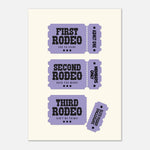 Elite Rider Enclosure - Ticket Stub Print — colour option | Timmy Loves Art