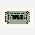 'Your Town' Top Dad - Ticket Stub Print | Timmy Loves Art