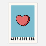 Self-Love Era - Candy Heart Print | Inspirational Wall Art