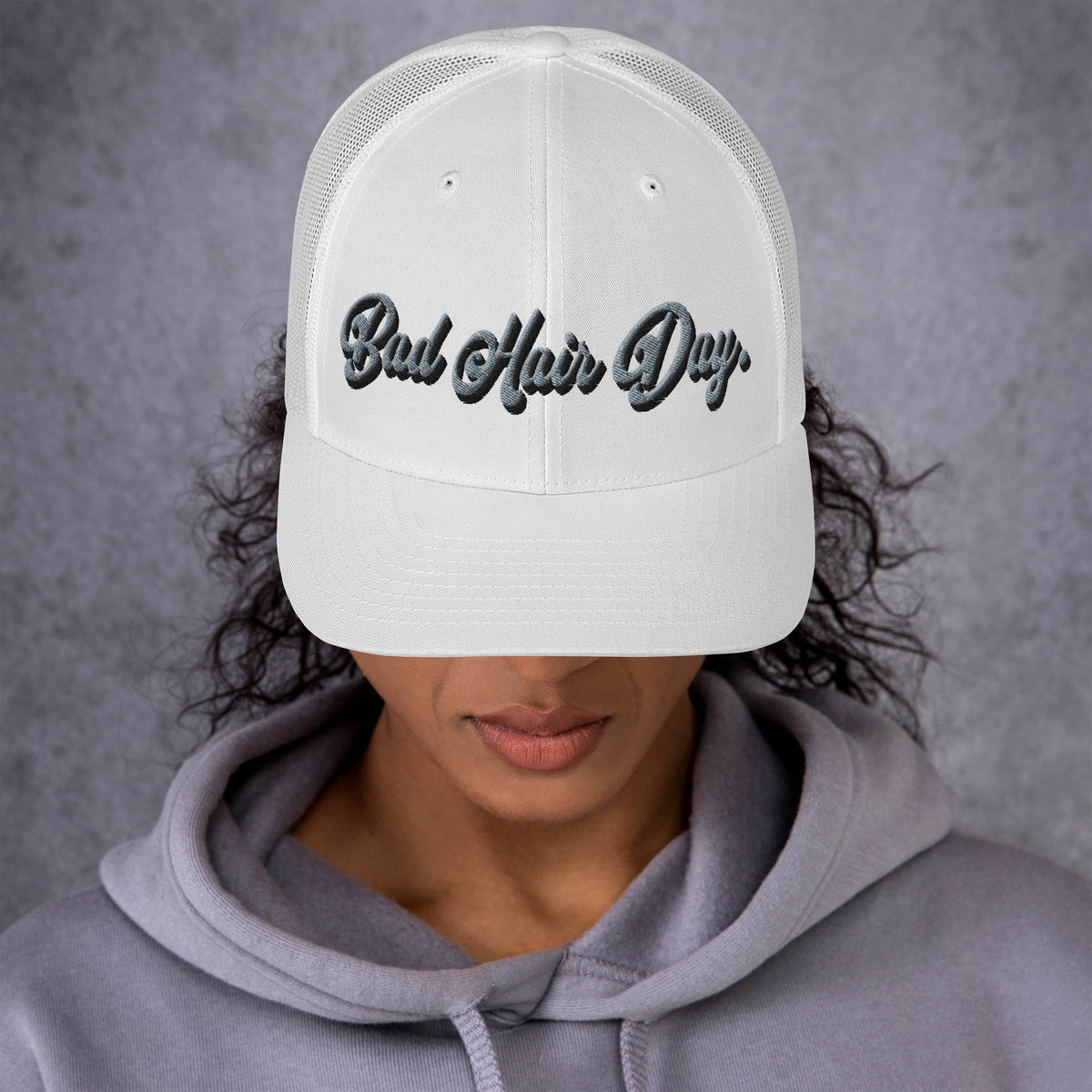 Bad Hair Day - Classic Mesh Back Trucker Cap | Headwear