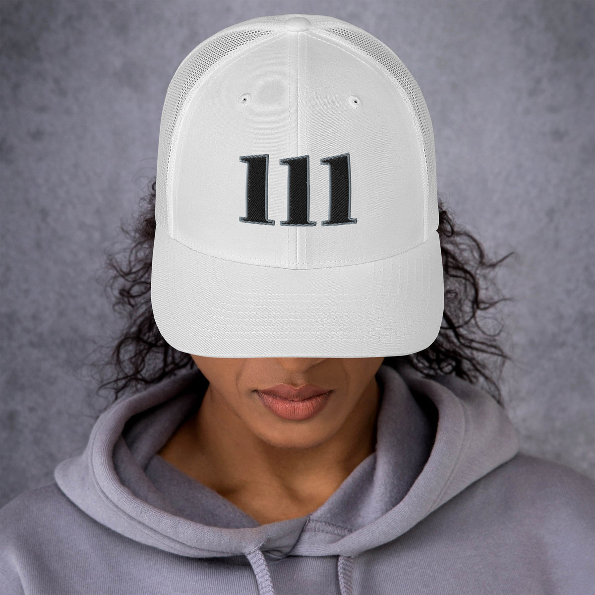 Angel Number 111 - Cosmic Manifestation Trucker Cap | Hats