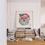 Santa Claus Is Coming To... - Personalised Art | Christmas Wall Art