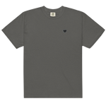 Black Heart - Embroidered Unisex T-shirt | Love Statement Tee