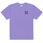 Letter M Embroidered Cotton T-shirt - Varsity Style | Gift