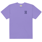 Letter E Embroidered T-Shirt - Navy Varsity Initial Tee