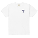 Letter T Embroidered T-Shirt - Personalized Cotton Tee | Gift
