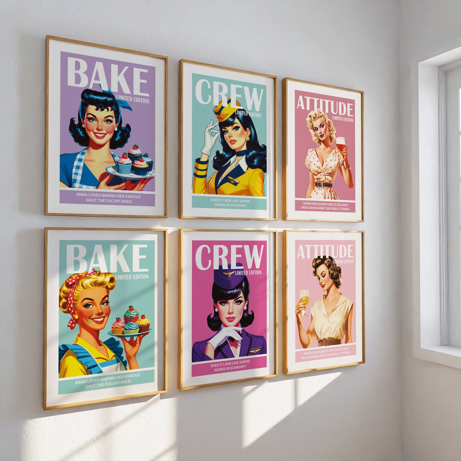 Retro Magazine Cover Prints