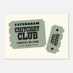'Your Town' Chitchat Club - Ticket Stub Print | Timmy Loves Art