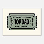 'Your Town' Top Dad - Ticket Stub Print — detail view | Timmy Loves Art