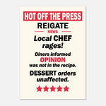 Local Chef Rages - Hot Off The Press | Timmy Loves Art
