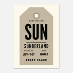 Destination Home - Luggage Tag Print — alternate view | Timmy Loves Art